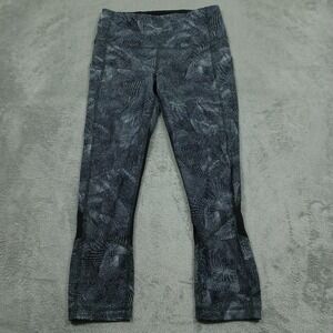 Lululemon Pants Womens 6 Gray‎ Pace Rival Cropped Pull On Activewear Pocket